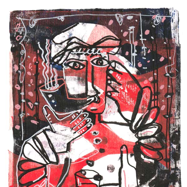 bestiaire manu clabecq, tecniques mixtes