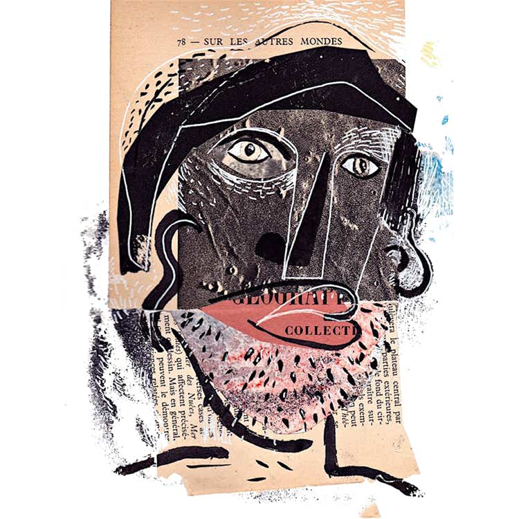 techniques mixtes, collages