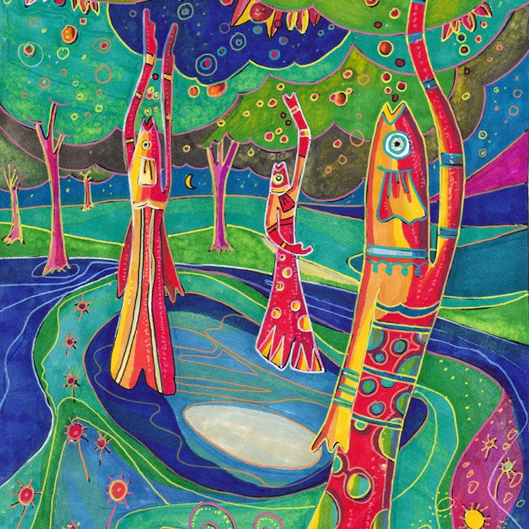arbres poissons