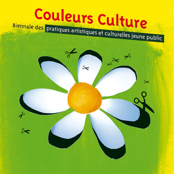 Graphisme de Couleurs Culture, Biennale des pratiques artistiques et culturelles jeune public