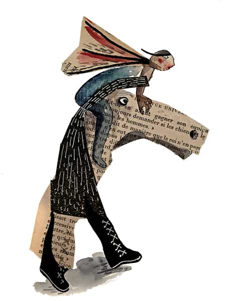 collages, aquarelle, manu clabecq 2016