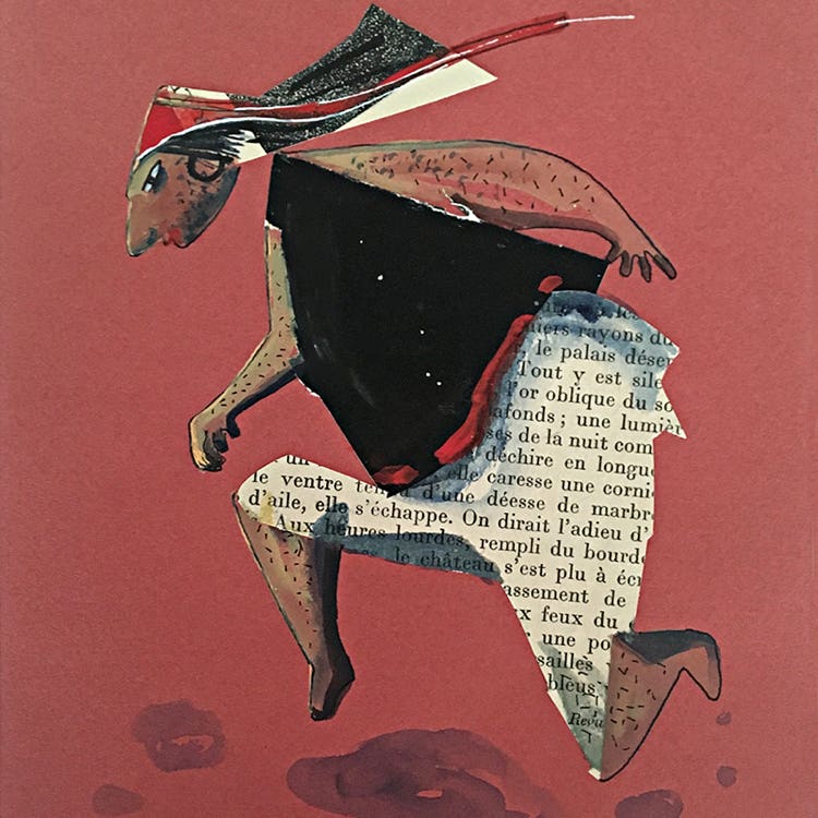 techniques mixtes, collages