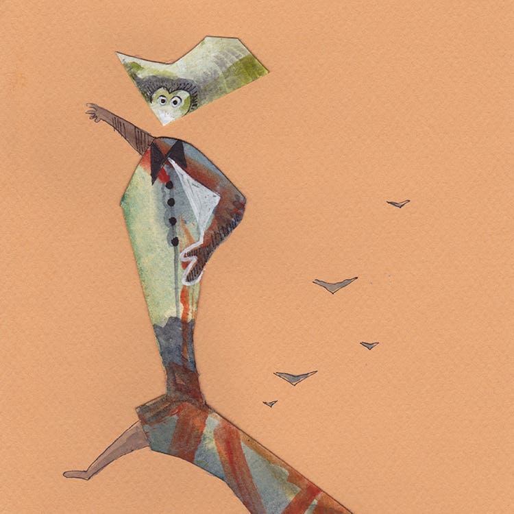 collage, techniques mixtes, aquarelle