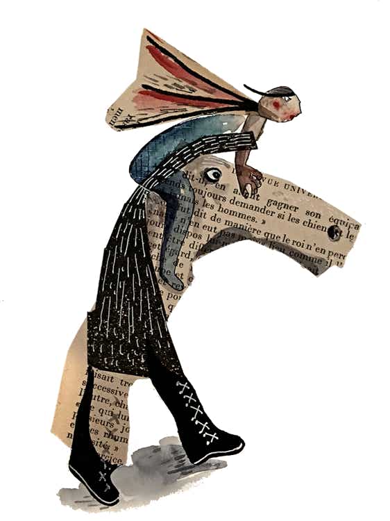 collages, aquarelle, manu clabecq 2016