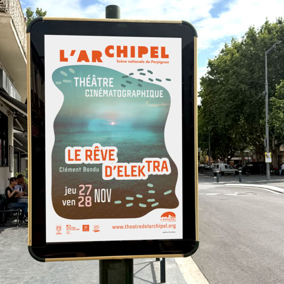 affiches spectacles théâtre de l'Archipel saison 25-26