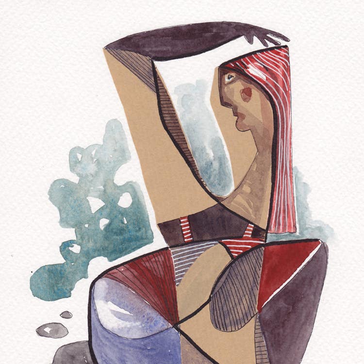 collage, techniques mixtes, aquarelle