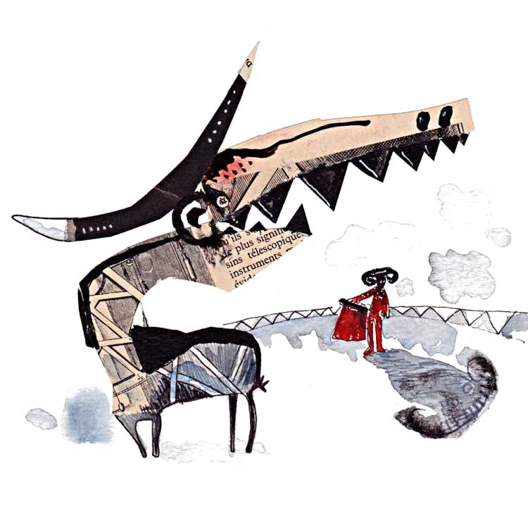 techniques mixtes, collages